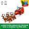 Santa’s Sleigh Building Toy – Christmas Decoration Set with Santa Claus Figurine & Reindeer, Indoor Holiday Activity for Kids Ages 9+, Gift for Boys & Girls (40499)